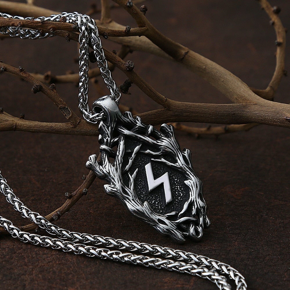Viking Necklace - Sun Rune