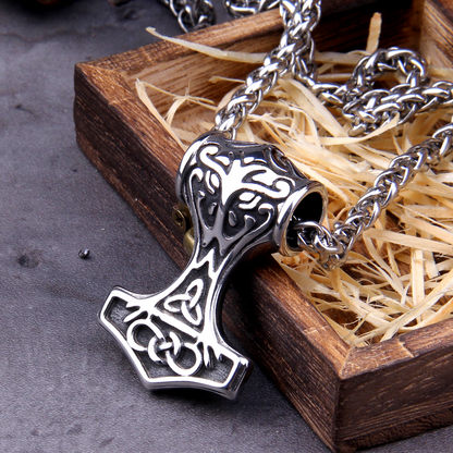Thors Hammer Necklace - Triskel