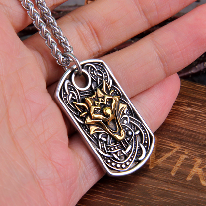 Viking Necklace - Nordic Wolf