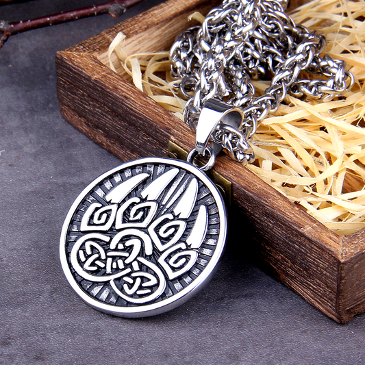 Viking Necklace  -  Bear Paw