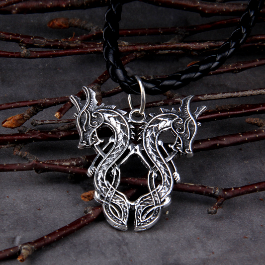 Viking Necklace - Nordic Dragons