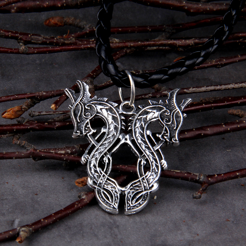 Viking Necklace - Nordic Dragons