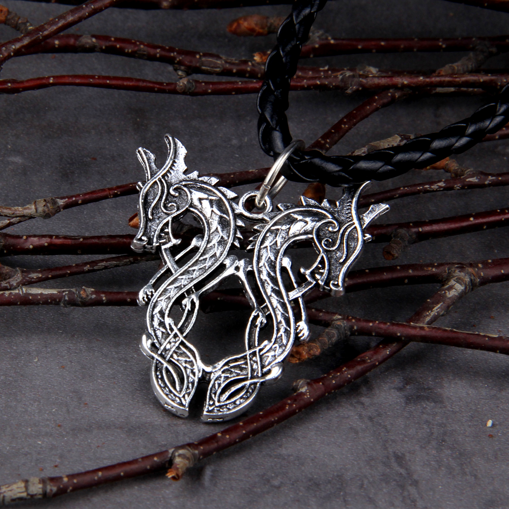 Viking Necklace - Nordic Dragons