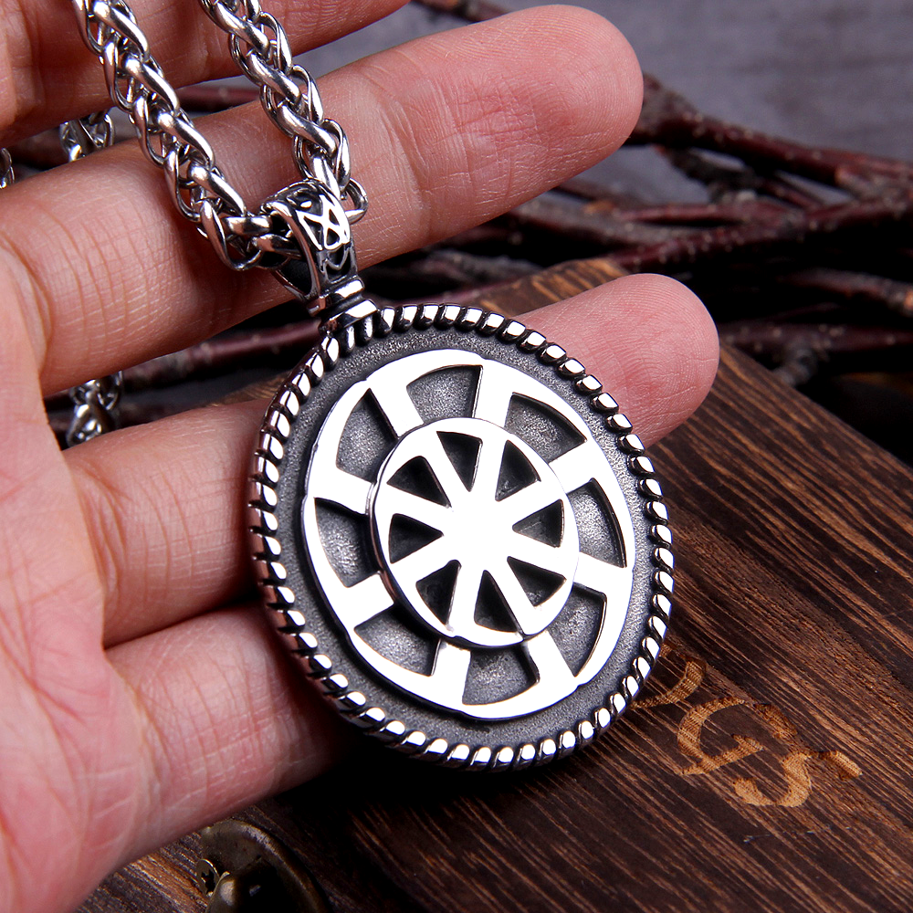Sun wheel deals pendant