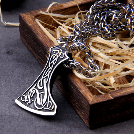 Viking Necklace - Dragon Axe