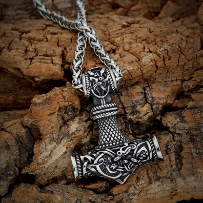 Norse sales hammer necklace