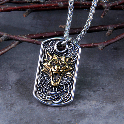 Viking Necklace - Nordic Wolf