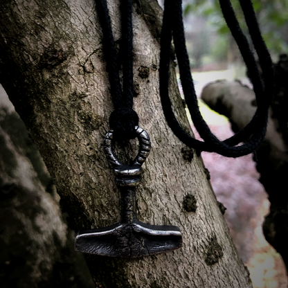 Thors Hammer Necklace - Antique Style
