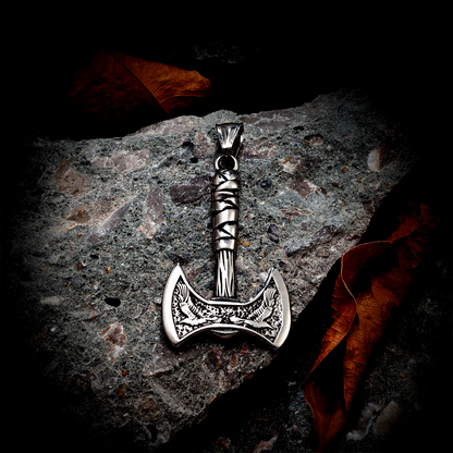 Viking Necklace - Raven's Axe