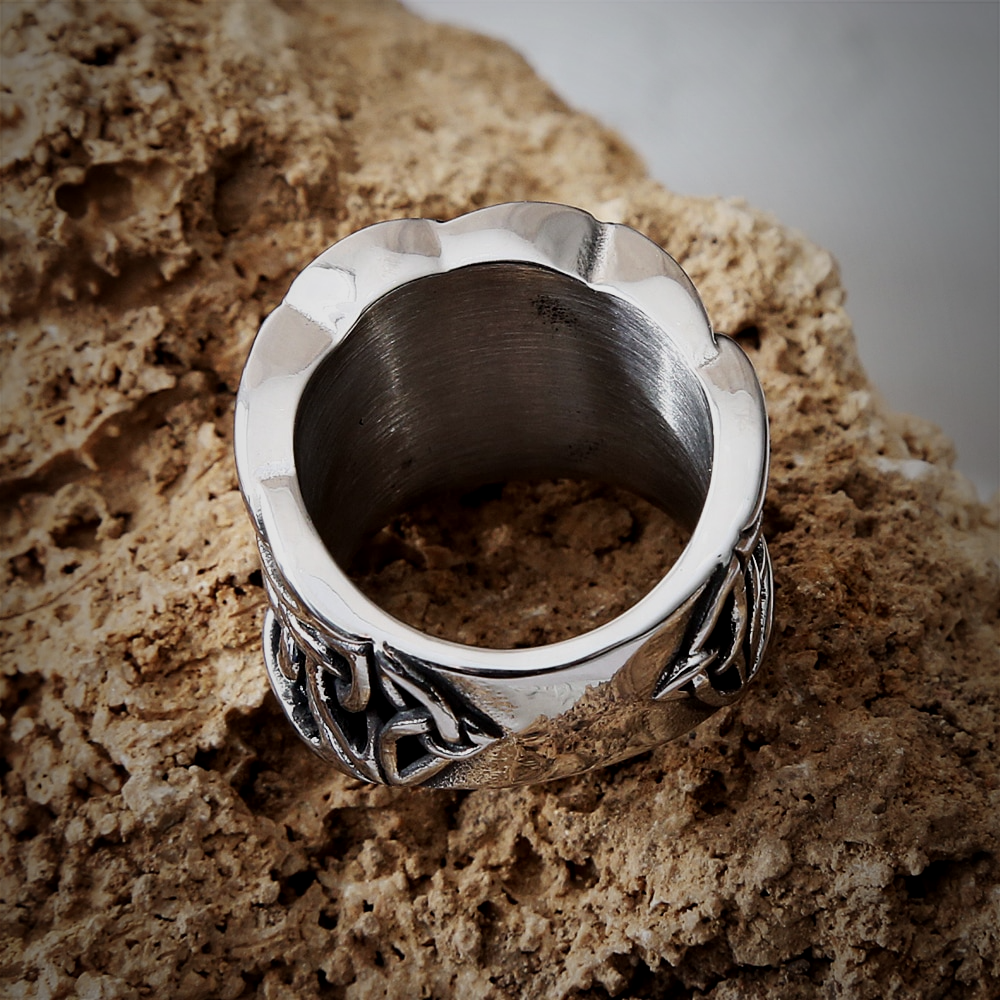 Viking Ring - Knotted Pattern