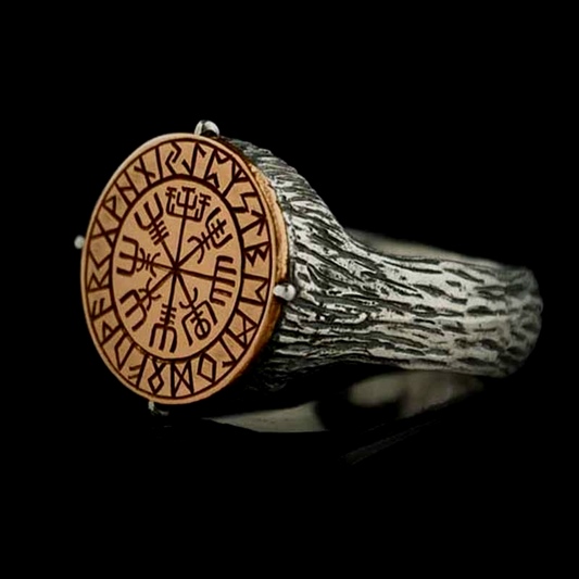 Viking Ring - Compass runic circle