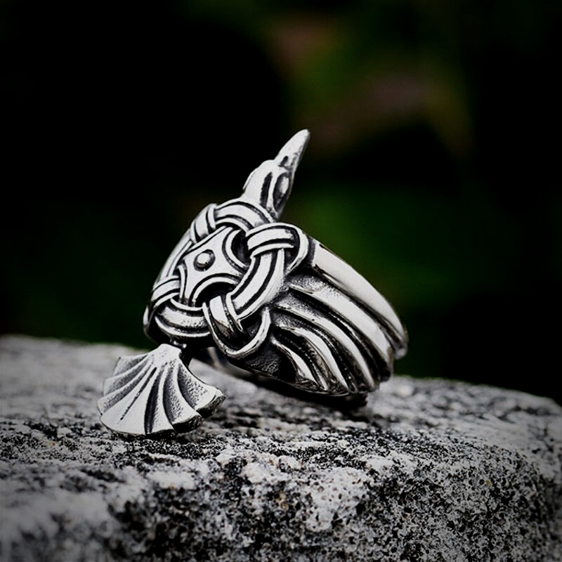 Viking Ring - Flying Raven