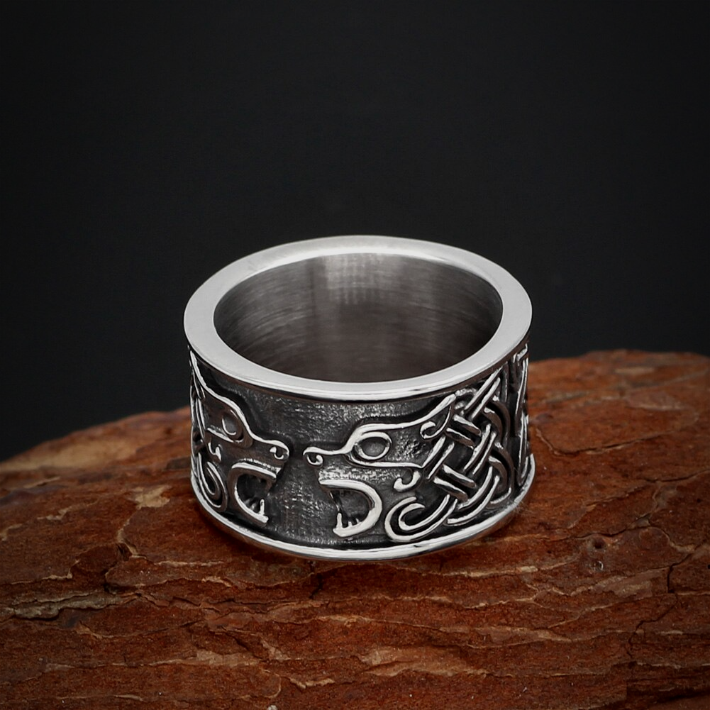 Viking Ring - Odins wolves
